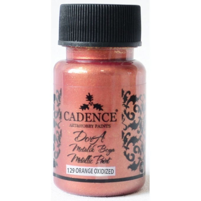 129 Oksit Turuncu Dora Metalik Boya 50ML