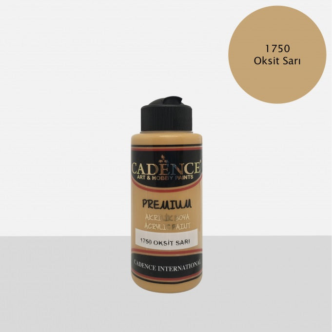 1750 Oksit Sarı - Premium Akrilik 120ml