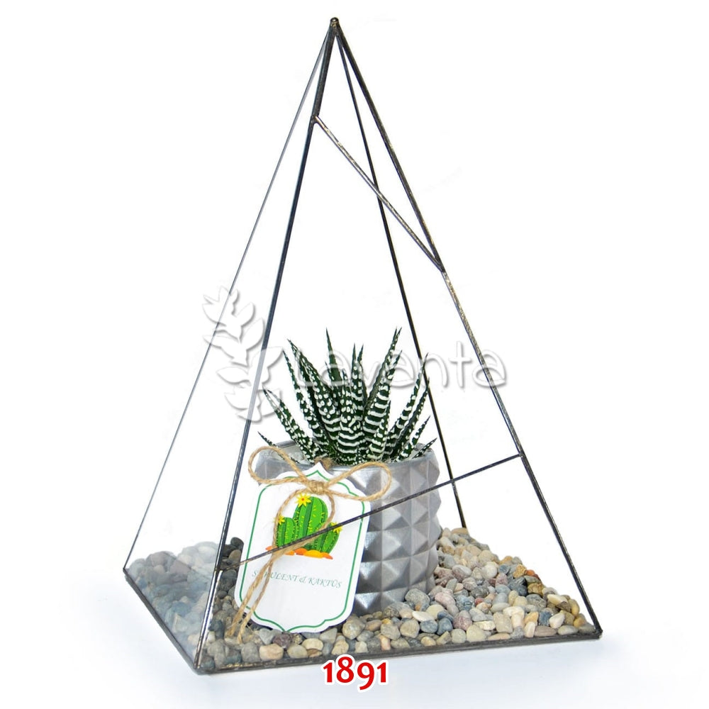 Prizma Silindir Saksı Silikon Kalıbı