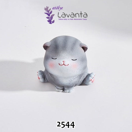 Şapşik Tombul Kedi Kalıbı