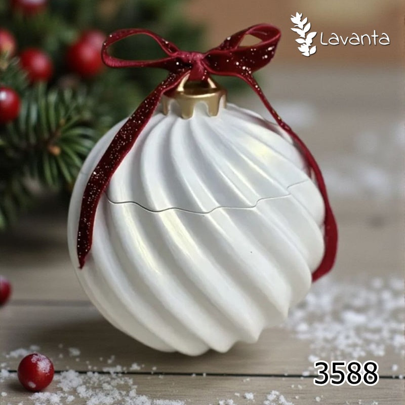 Yılbaşı Top Mumluk Kalıbı