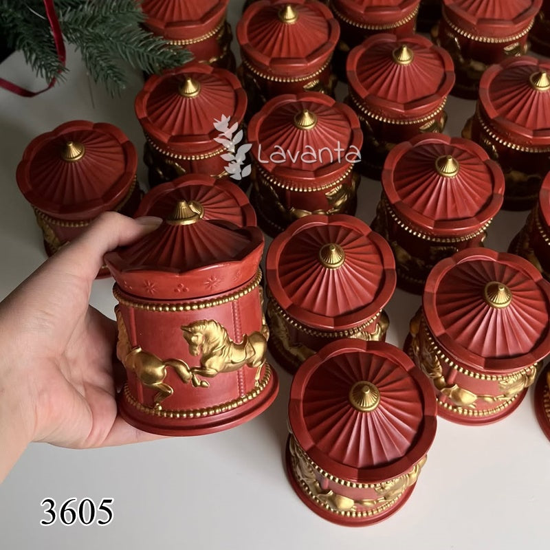 Atlı Karınca Mumluk Silikon Kalıbı