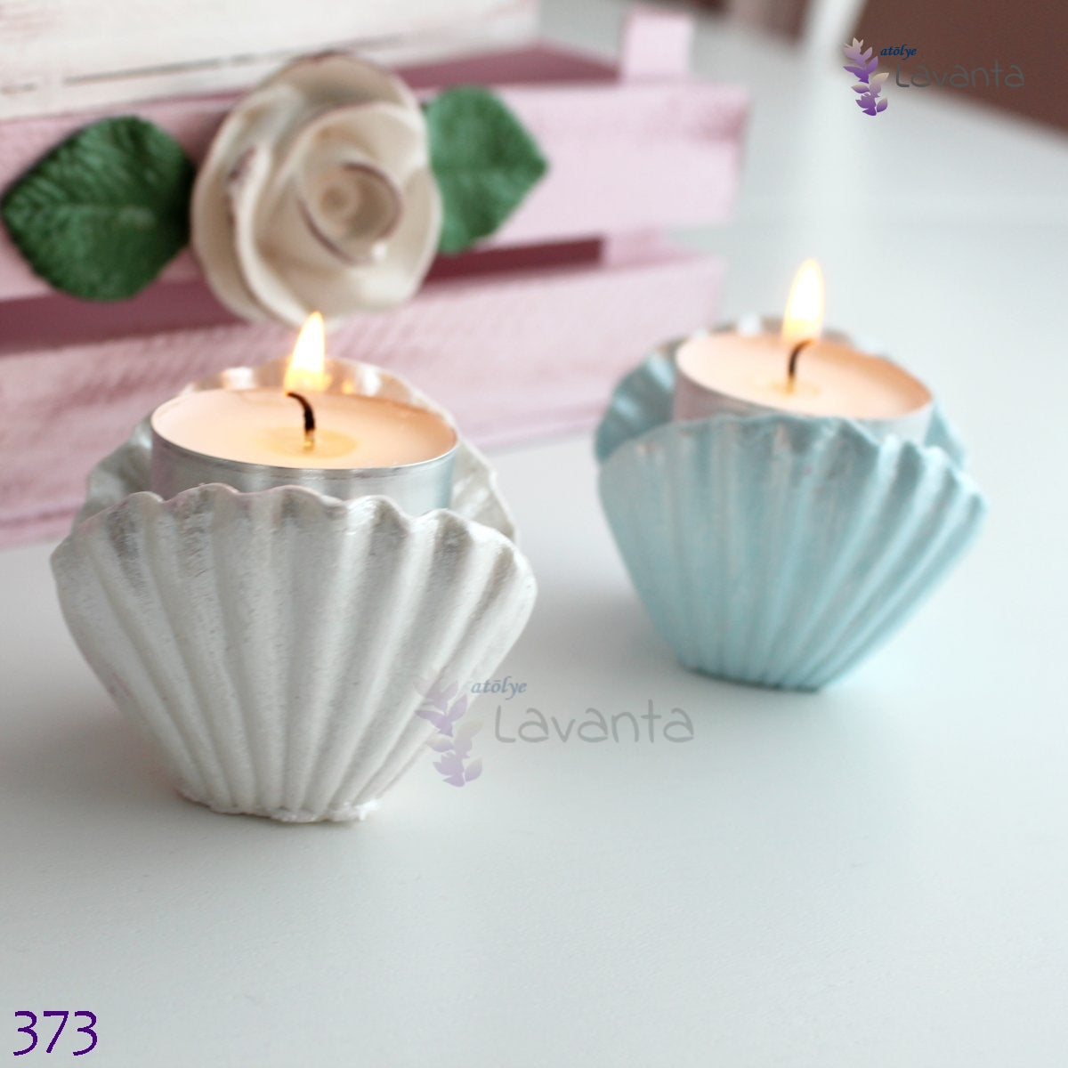 İstiridye Mumluk Silikon Kalıbı