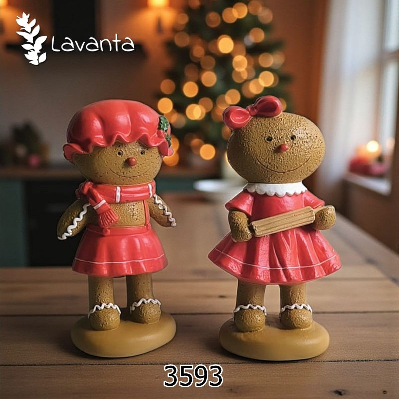 İkili Kurabiye Adamlar Kalıbı