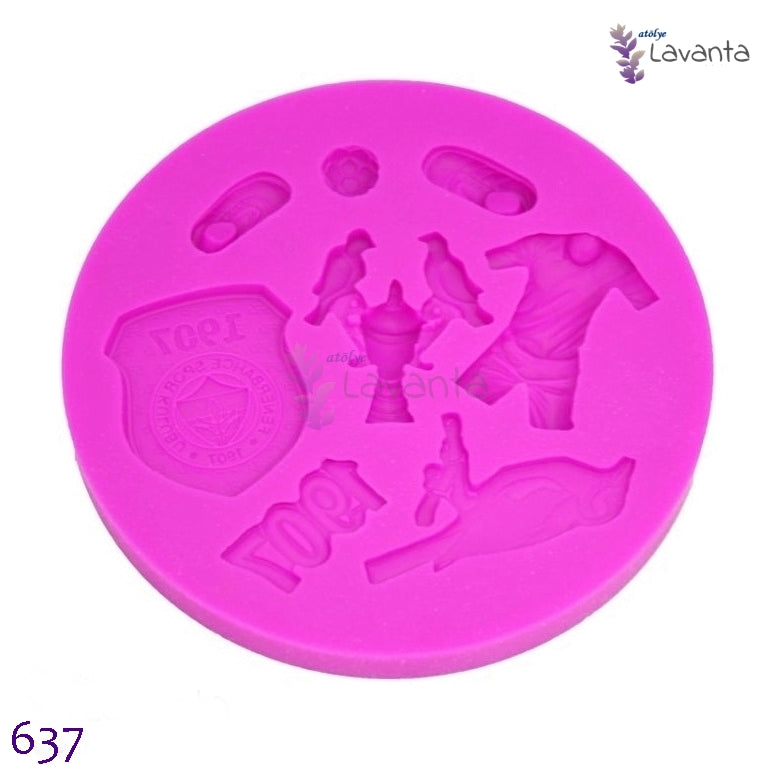 Fenerbahçe Taraftar Silikon Kalıbı