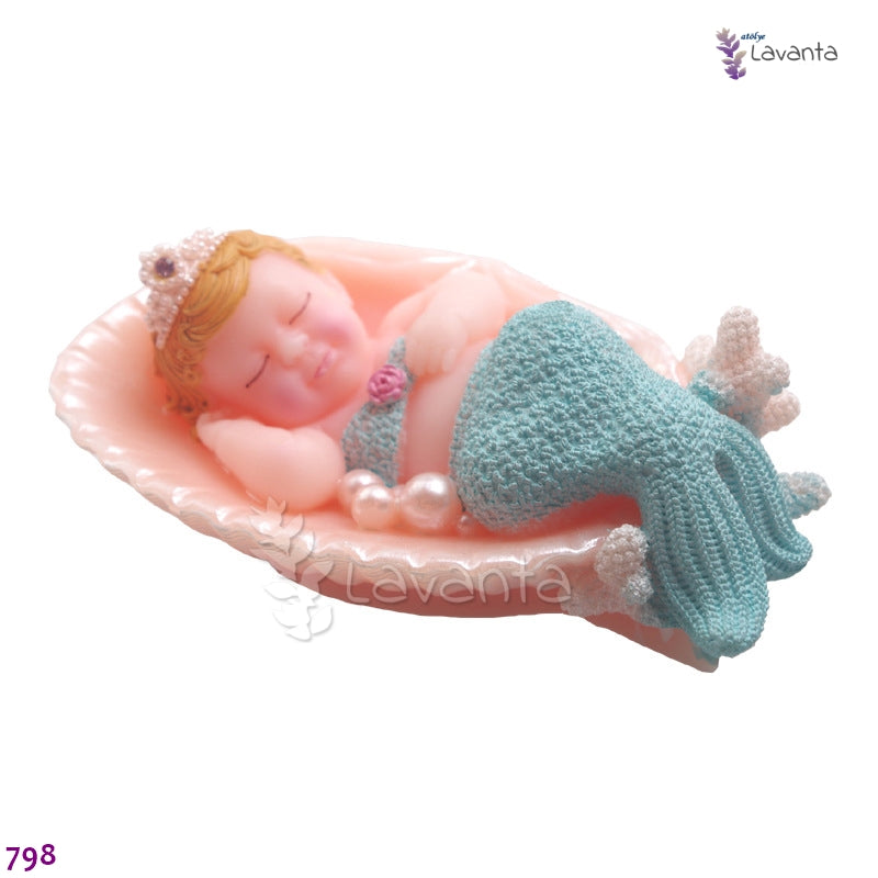 Bebek Deniz Kızı Silikon Kalıbı