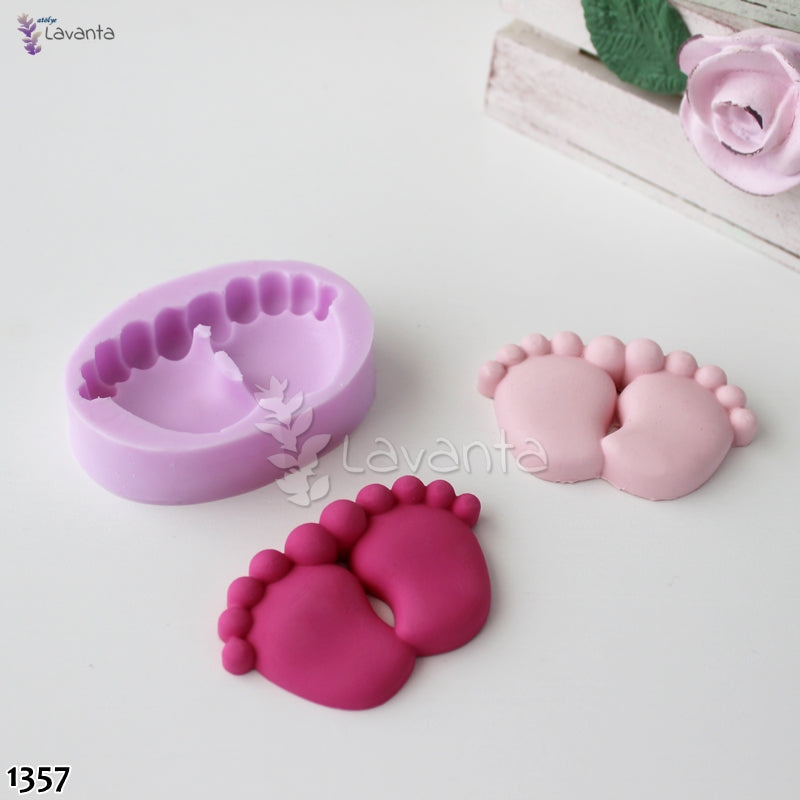 Şirin Ayak İzi Silikon Kalıbı