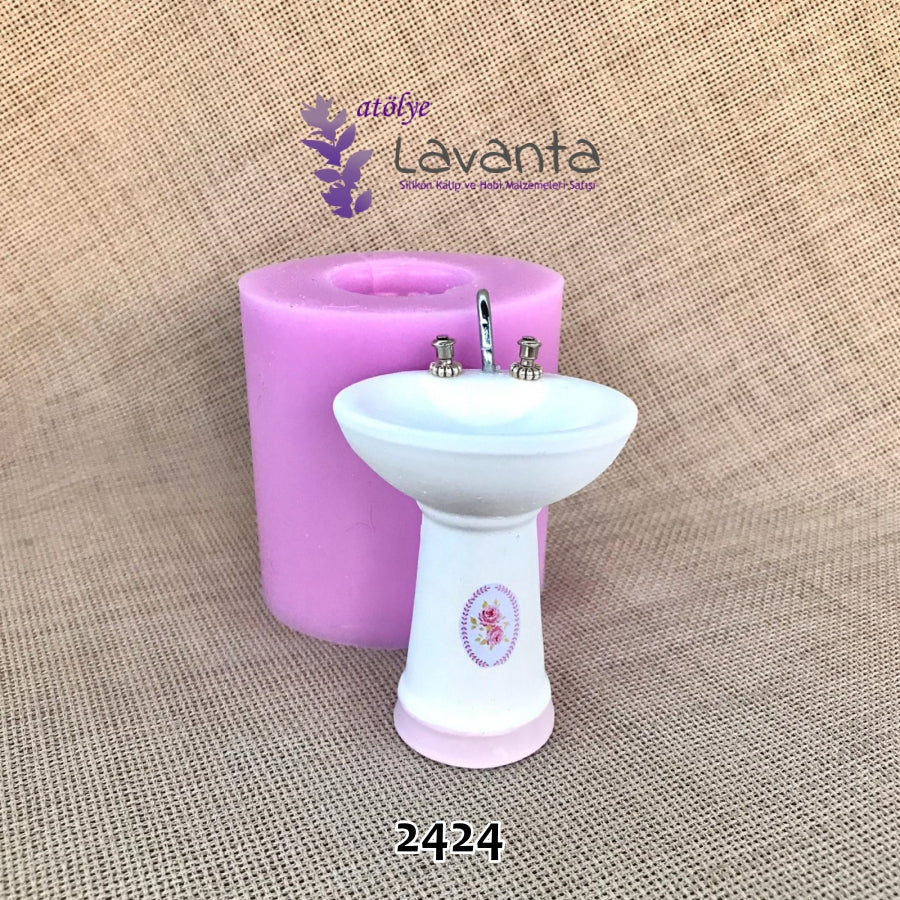 Ayaklı Lavabo Silikon Kalıbı