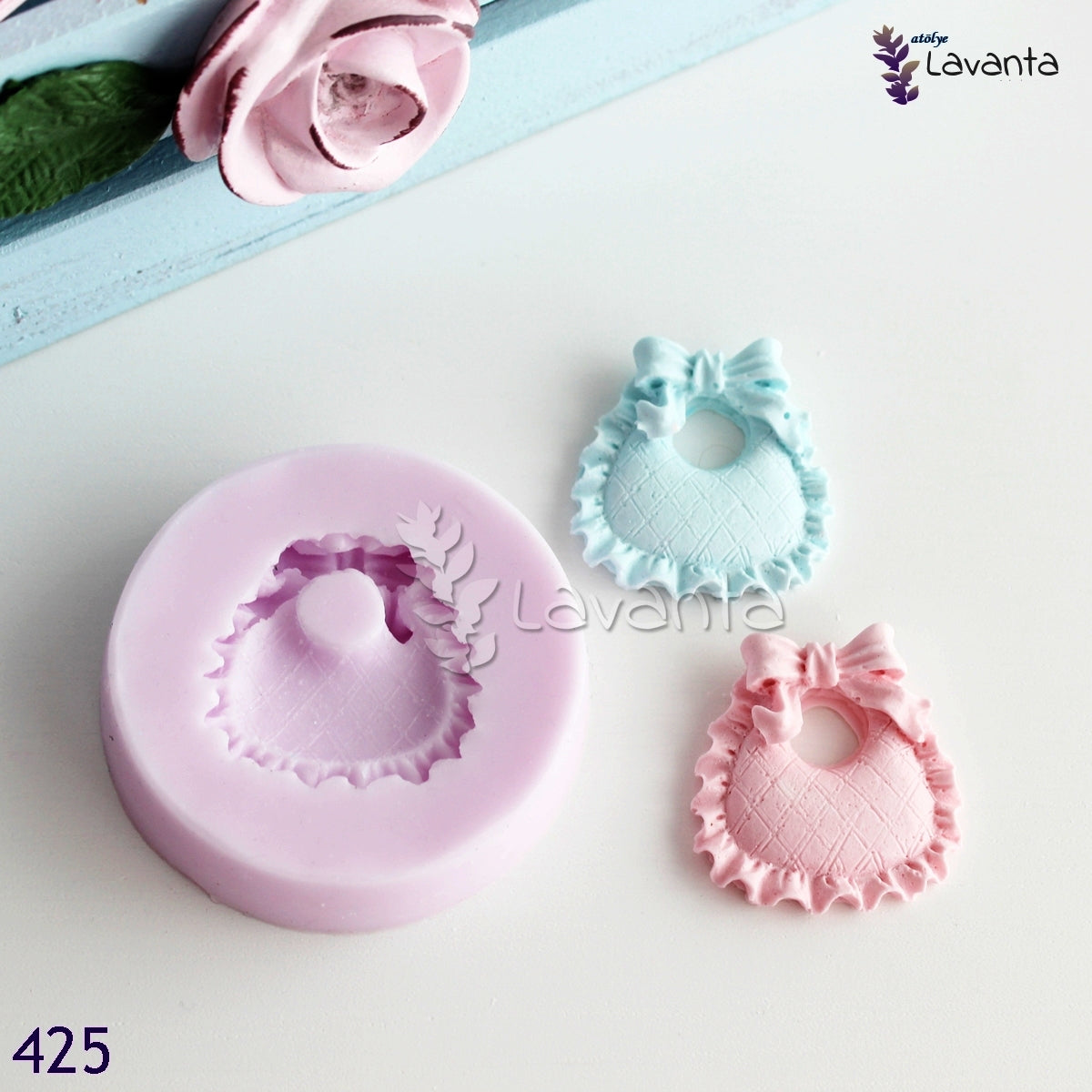 Bebek Mama Önlüğü Silikon Kalıbı