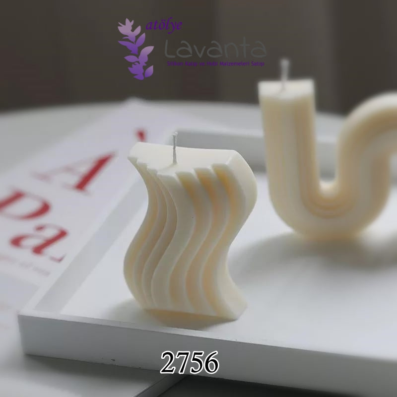 Dalgalı Mum Kalıbı