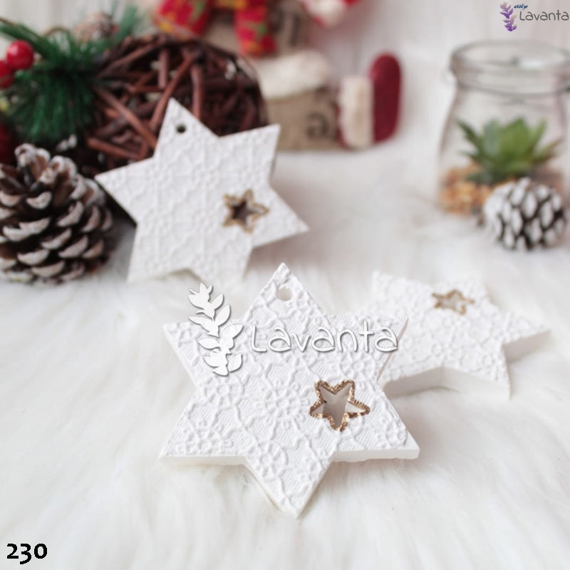 Dantel Yıldız Silikon Kalıbı