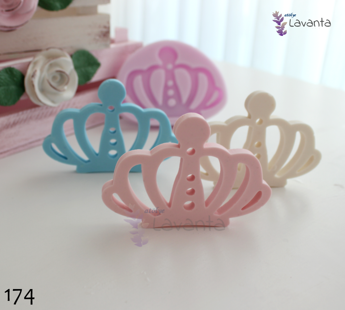 Dik Duran Kral Taçı Silikon Kalıbı