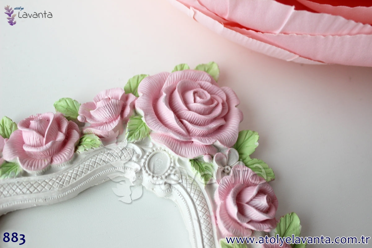 Dikdörtgen Güllü Çerçeve Silikon Kalıbı