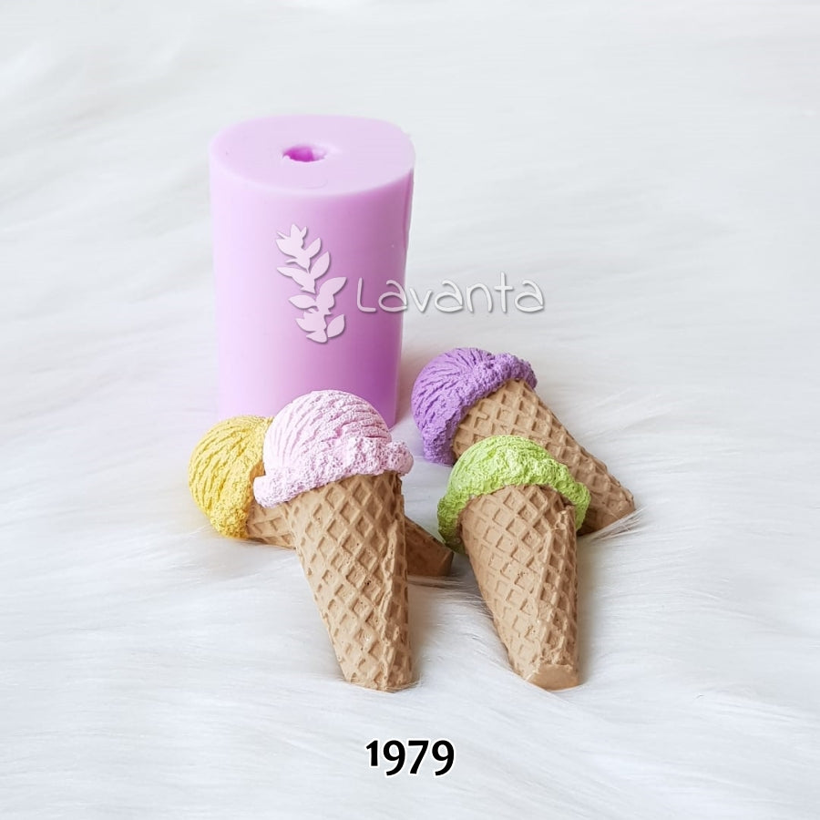 Dondurma Kokulu Taş Silikon Kalıbı