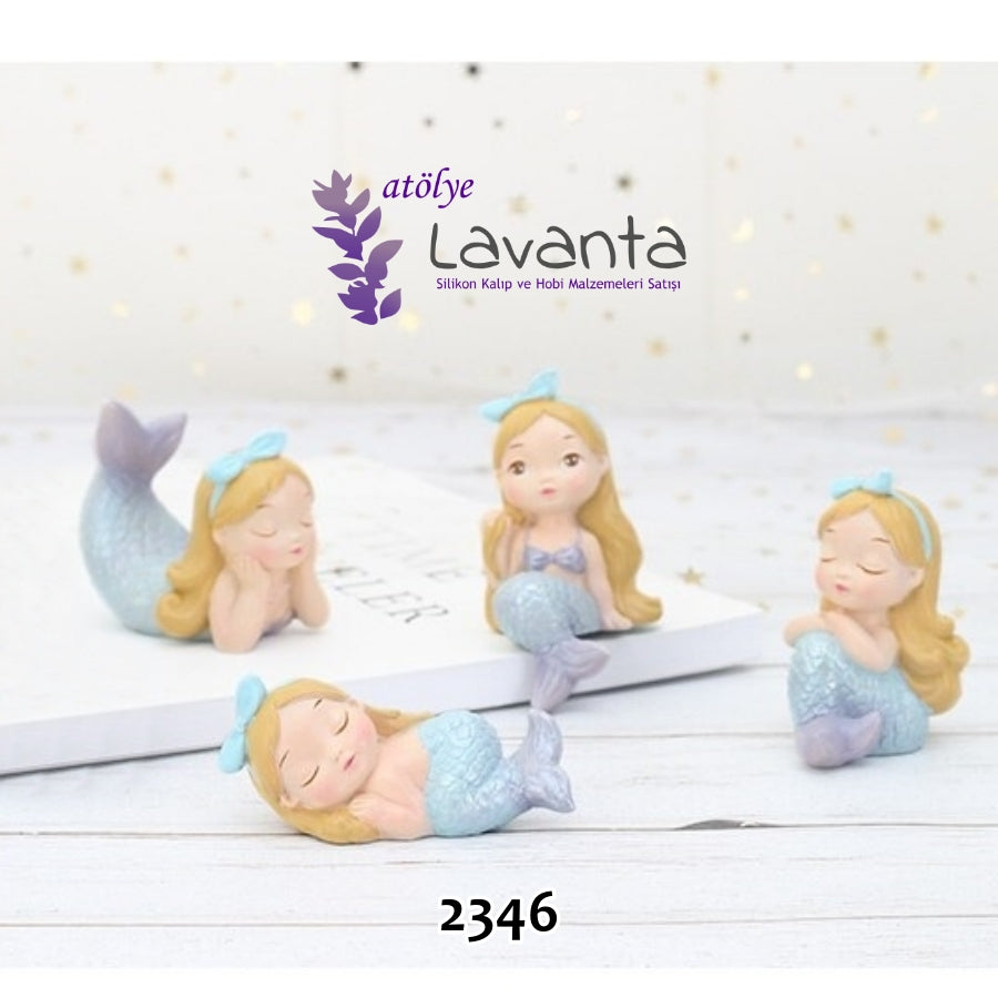 Dörtlü Deniz Kızı Kalıpları