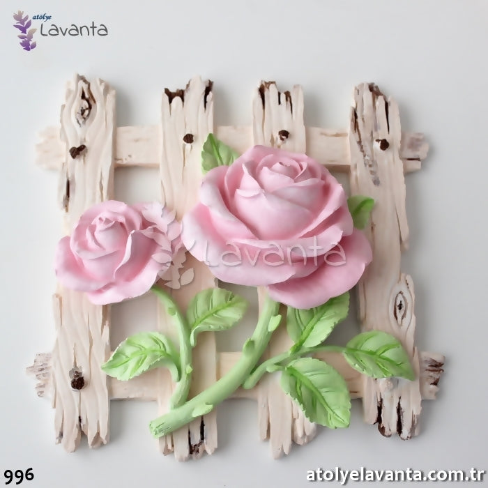 Duvar Güllü Pano Silikon Kalıbı