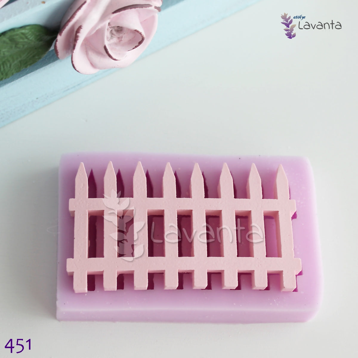 Düz Çit Silikon Kalıbı