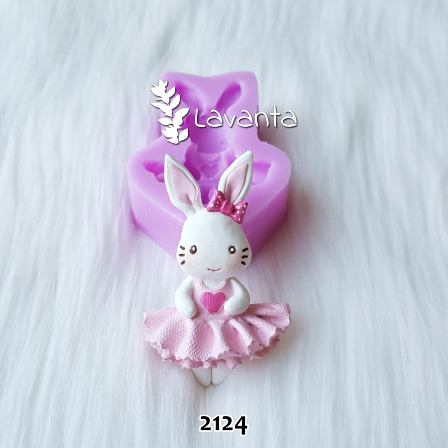 Elbiseli Tavşan Silikon Kalıbı