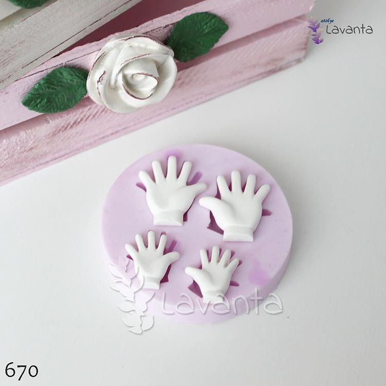 Dörtlü Eller Silikon Kalıbı