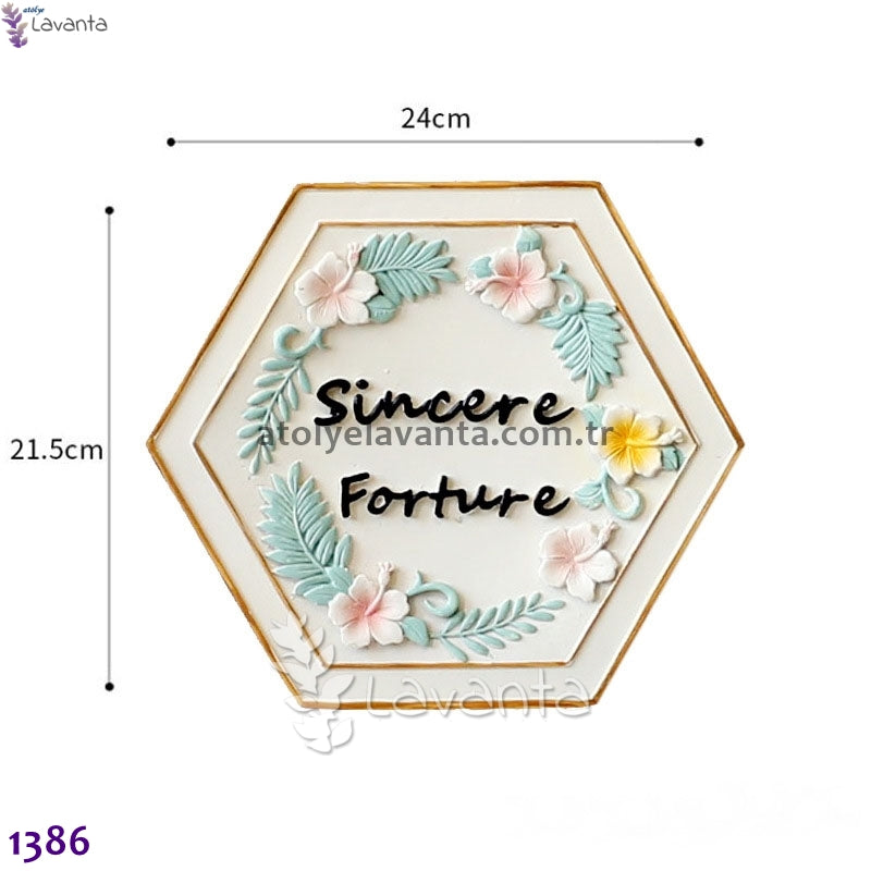 Flamingo Duvar Panosu Silikon Kalıbı