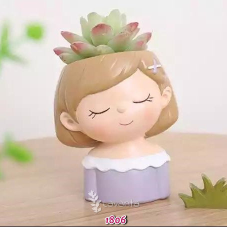 Gelin Kız Saksı Silikon Kalıbı