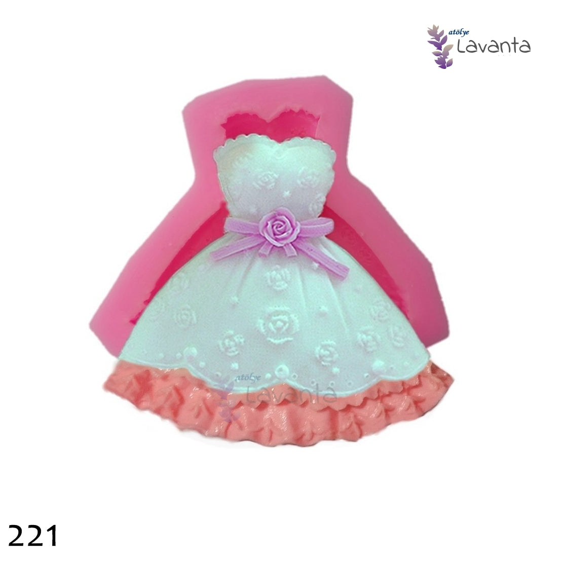 Gelinlik Kokulu Taş Silikon Kalıbı