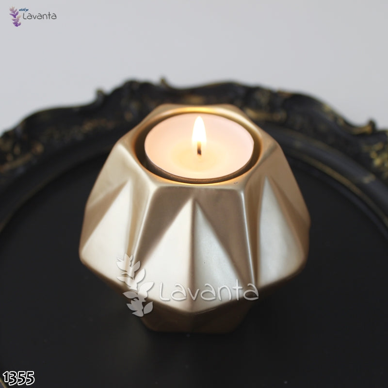 Geometrik Mumluk Silikon Kalıbı