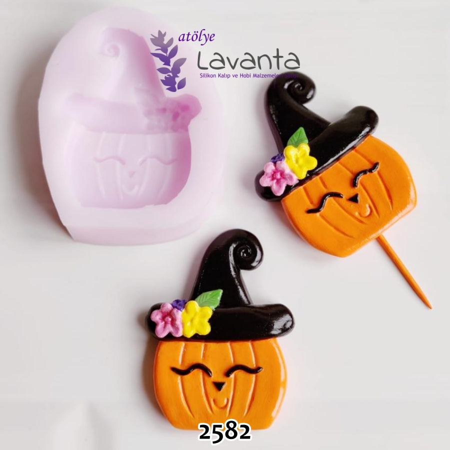 Halloween Bal Kabağı Silikon Kalıbı