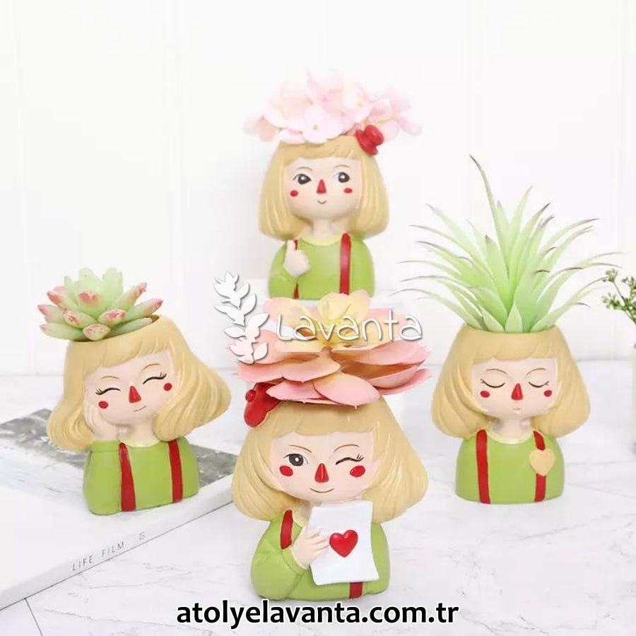 Hayalet Kız Saksı Kalıpları