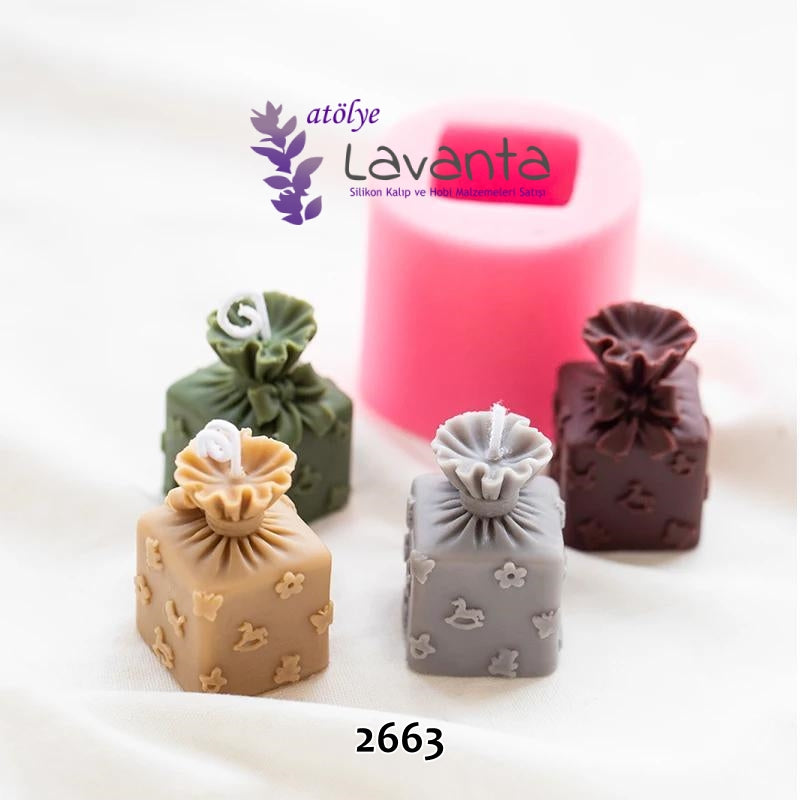 Hediye Paketi Mum Kalıbı