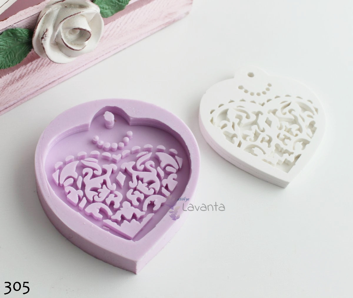 Kalp Gelin Silikon Kalıbı