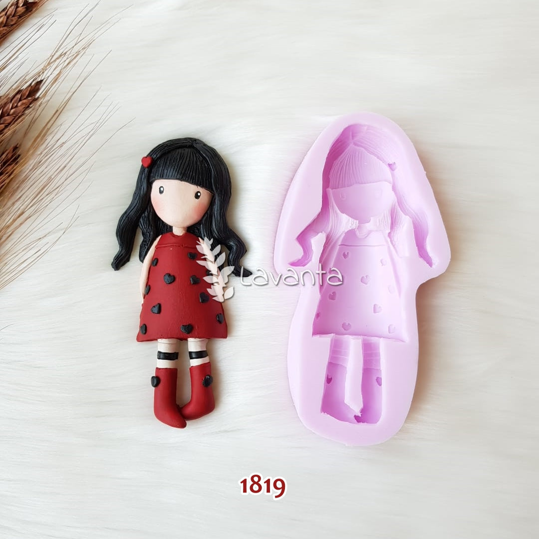 Kalpli Kız Silikon Kalıbı