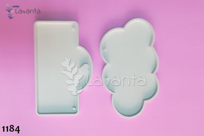 Kalpli Tabanlık ve Bulut Pano Seti Silikon Kalıbı