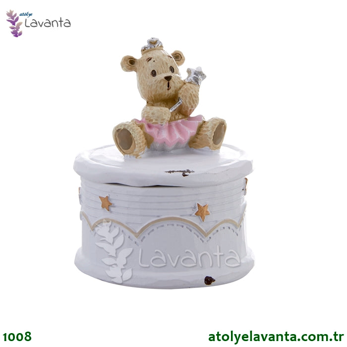 Kız Ayıcık Kutu Silikon Kalıbı