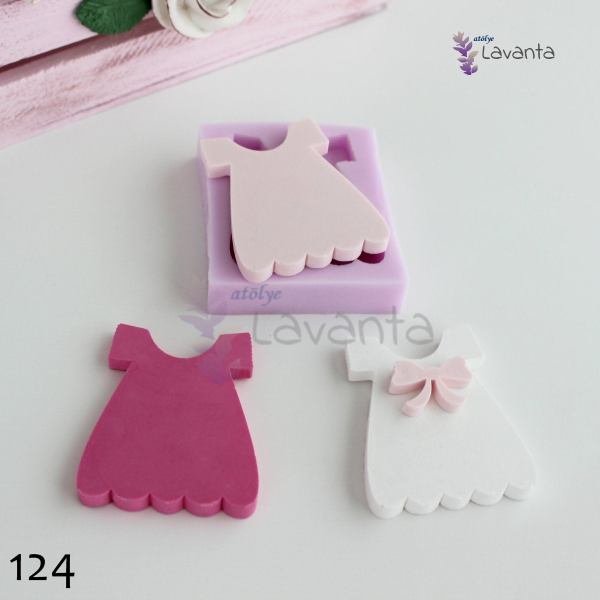 Kız Elbise Tabanlık Silikon Kalıbı