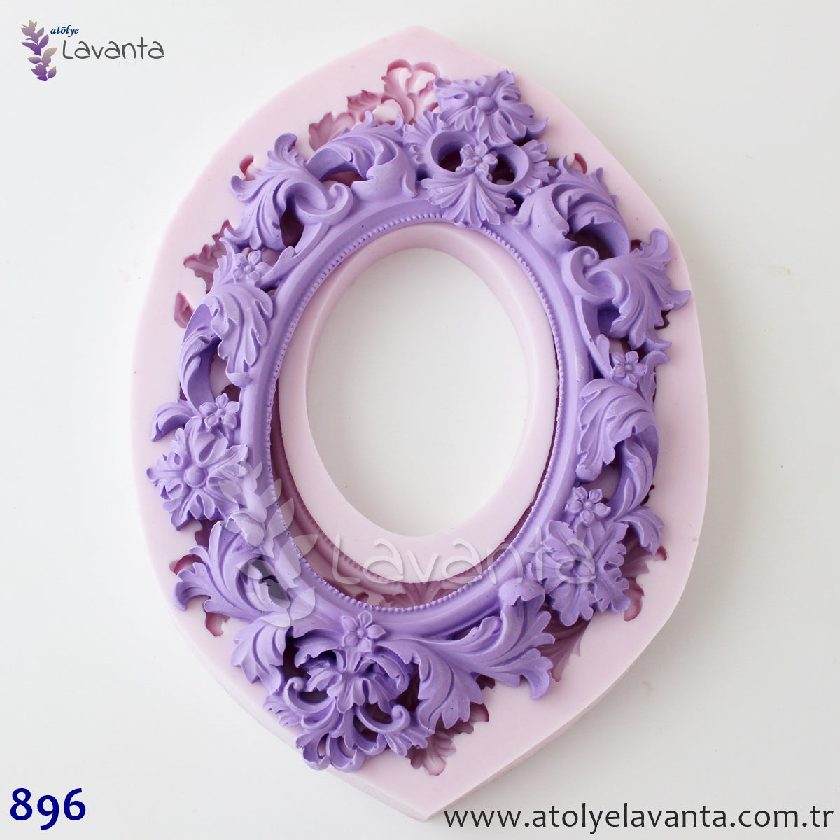 Klasik Büyük Çerçeve Silikon Kalıbı