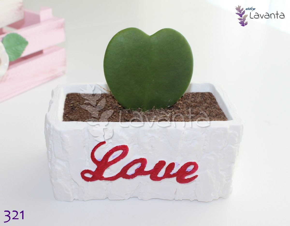 Love Saksı Silikon Kalıbı