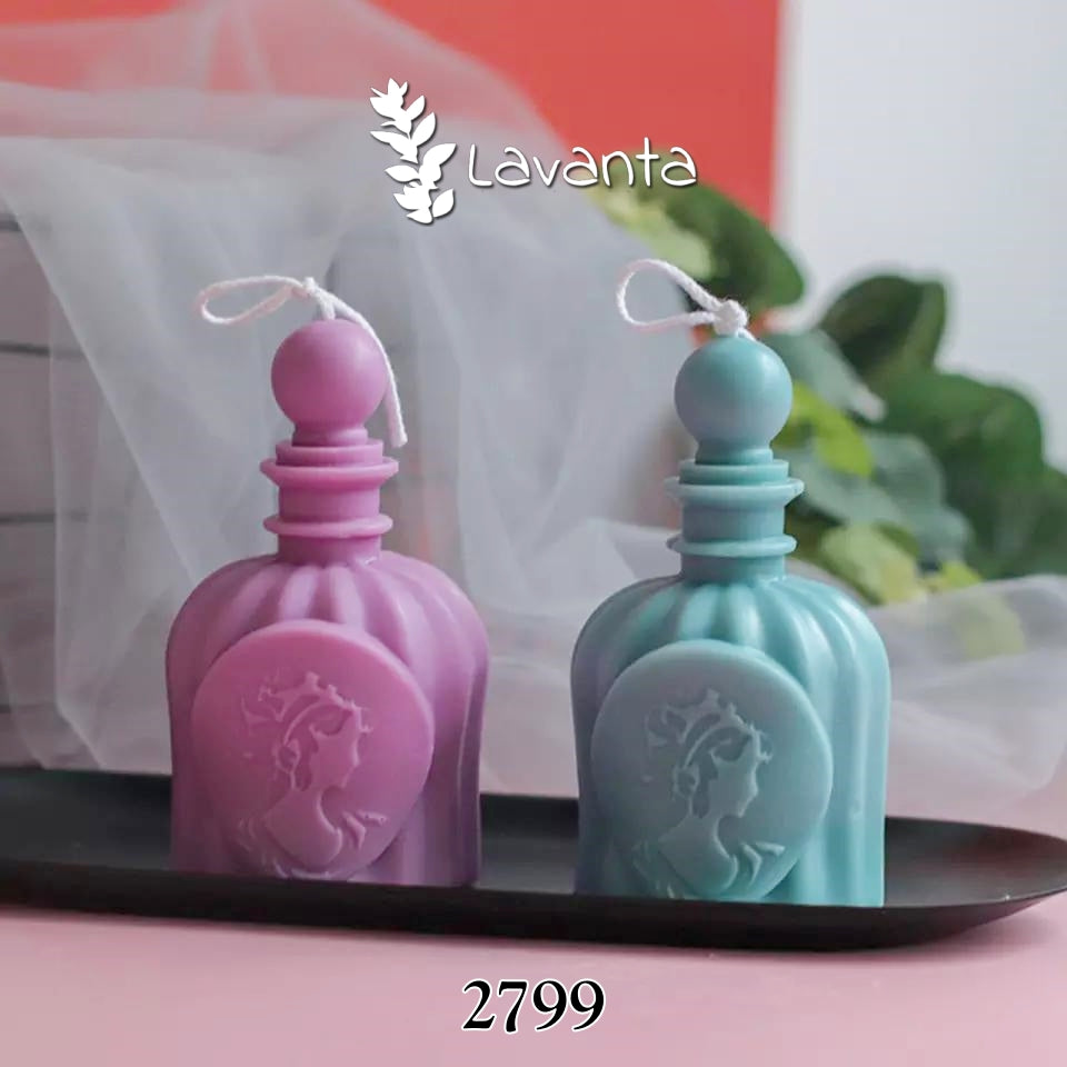 Madam Parfüm Şişesi Mum Silikon Kalıbı