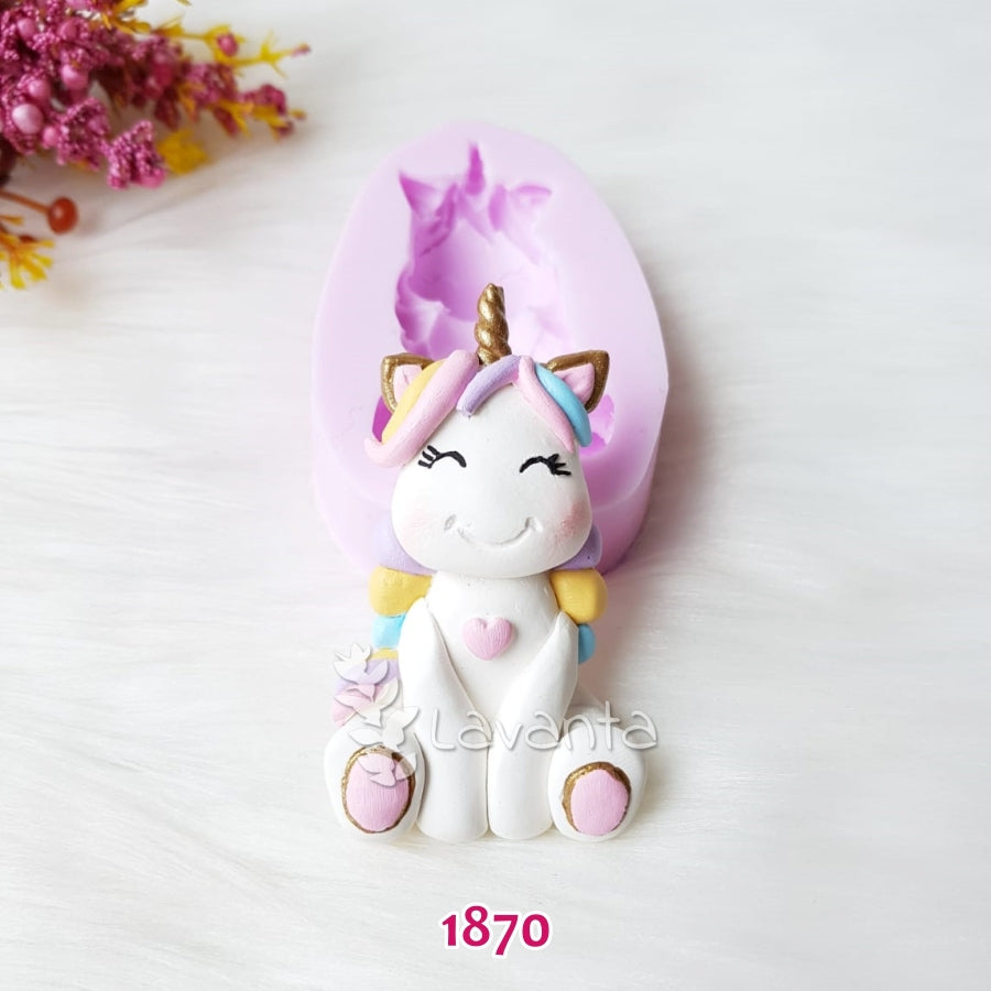 Marshmallow Unicorn Kokulu Taş Kalıbı
