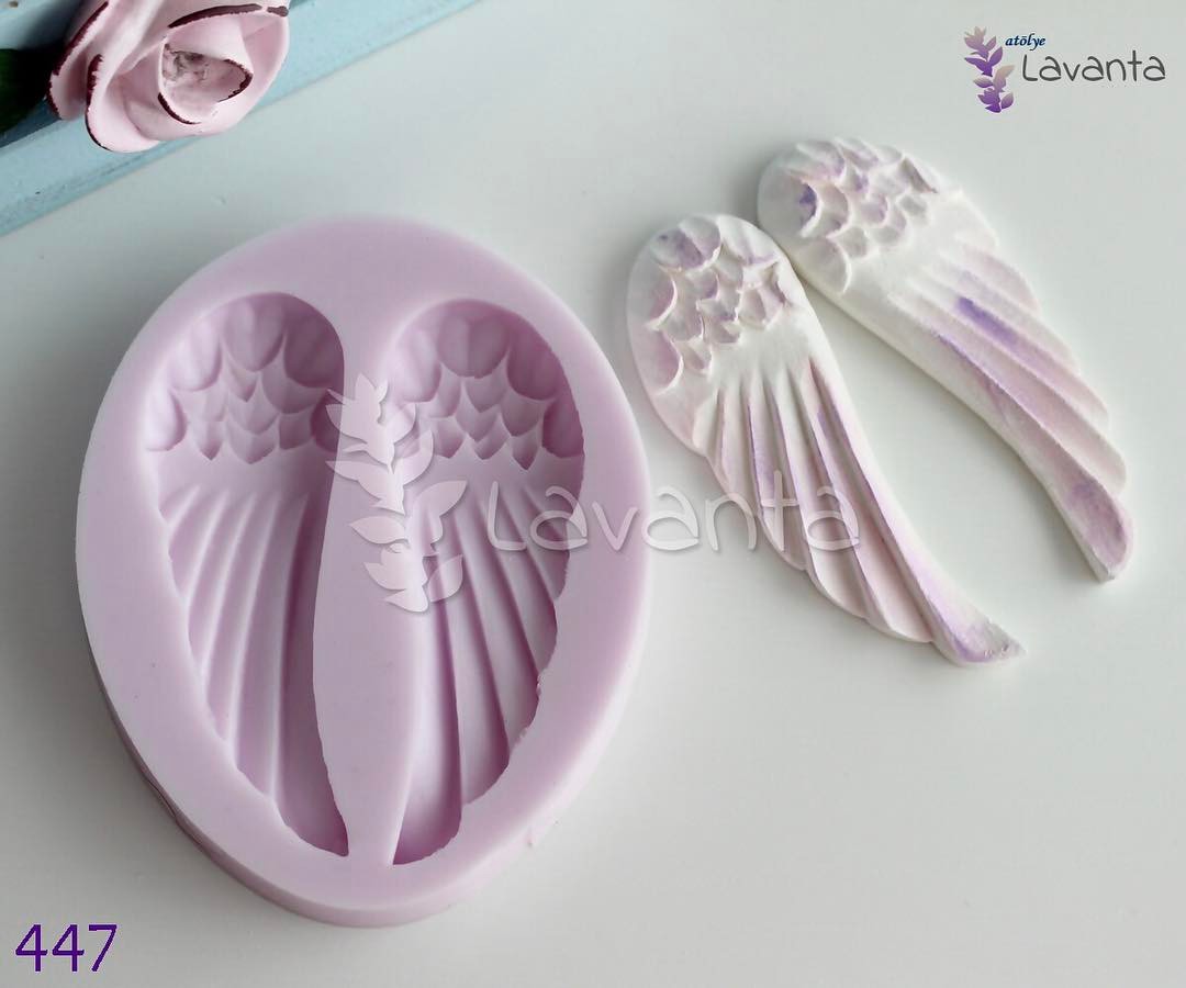 Melek Kanadı Kokulu Taş Silikon Kalıbı