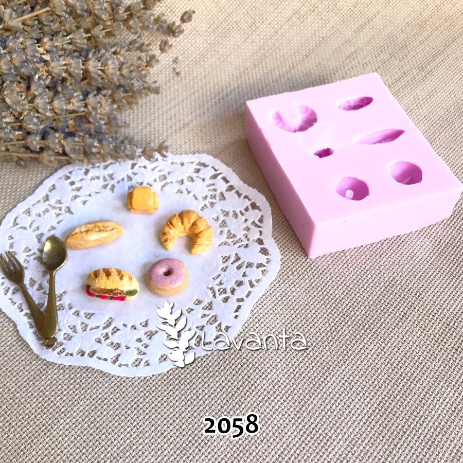 Minyatür Ekmek Seti Kalıbı