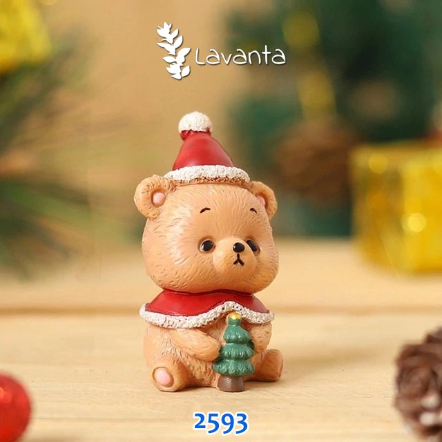 Noel Ayıcık Silikon Kalıbı