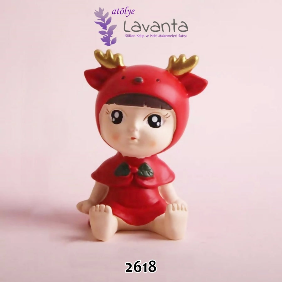 Noel Kız Bebek Kalıbı