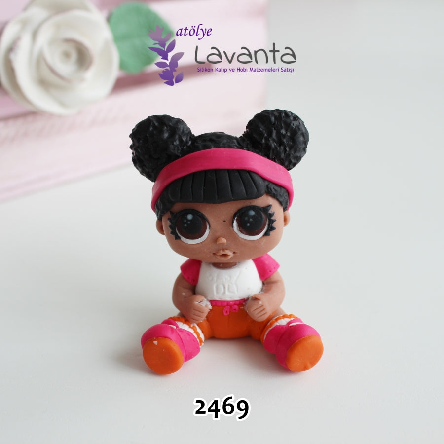 Oturan LoL Bebek Silikon Kalıbı