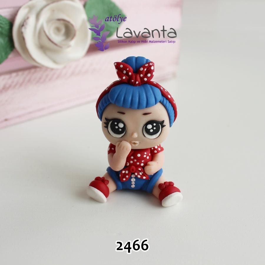 Oturan LoL Bebek Silikon Kalıbı