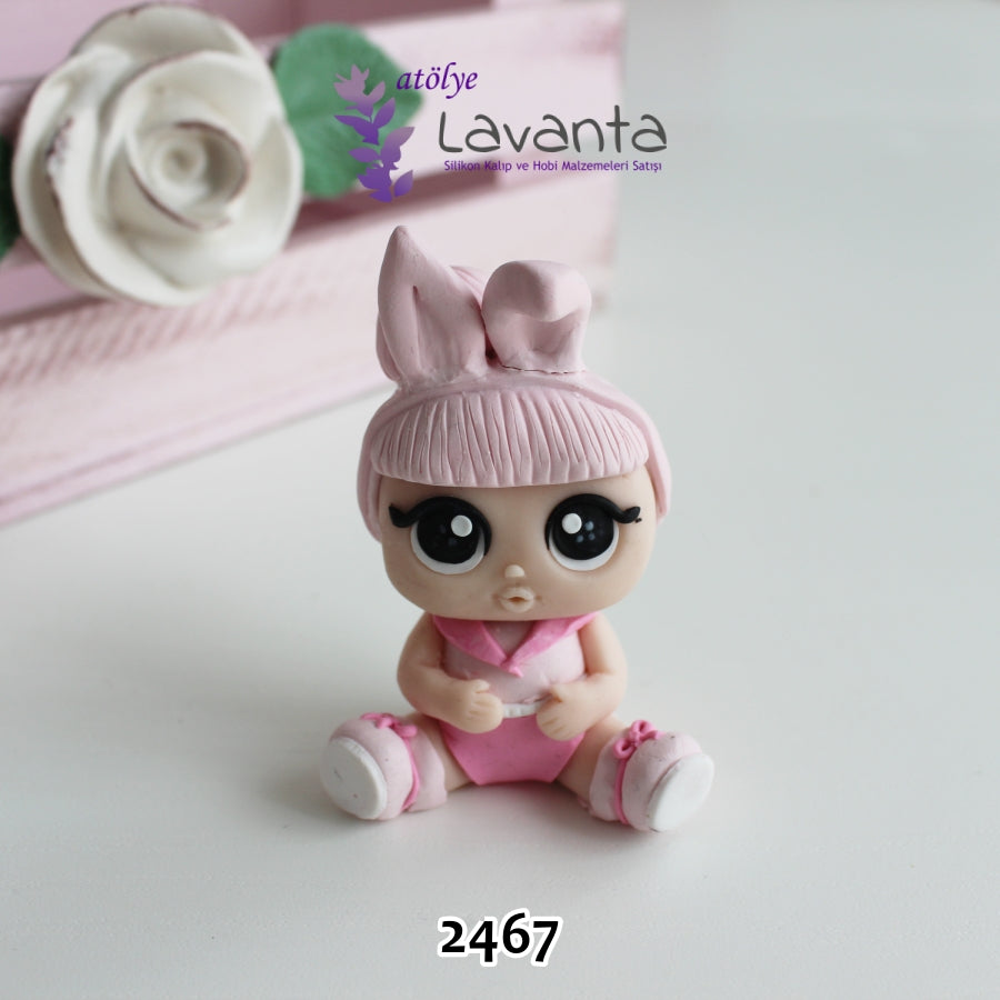 Tavşan LoL Bebek Silikon Kalıbı
