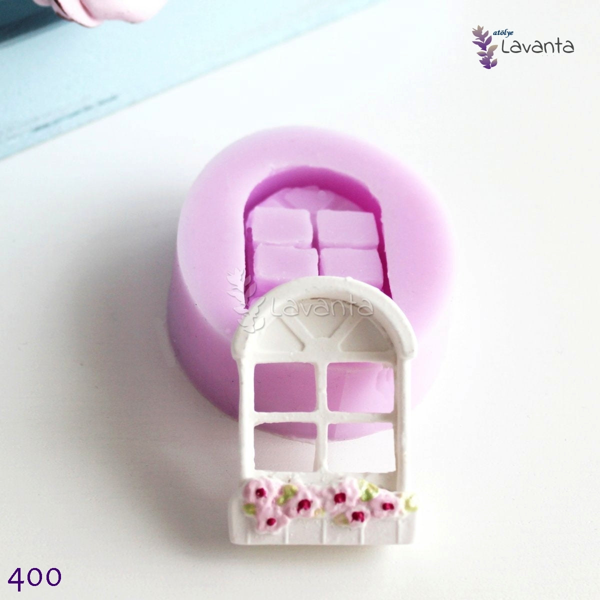 Çiçekli Pencere Silikon Kalıbı