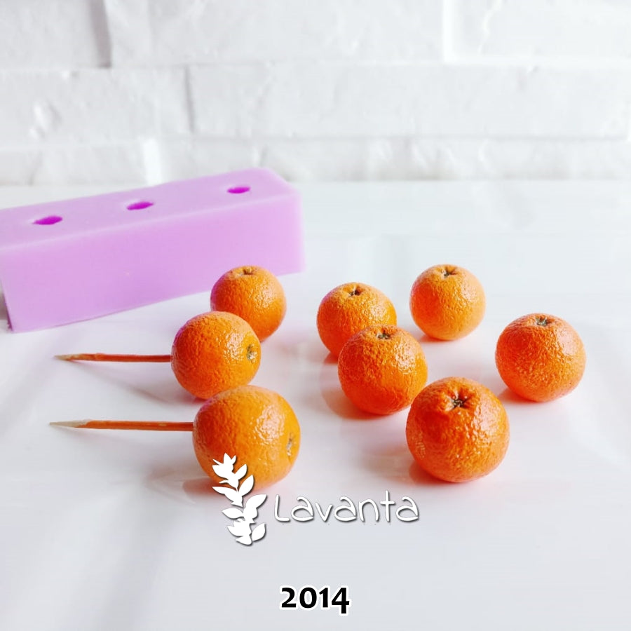 Portakal Saksı Dibi Süsü Kalıbı