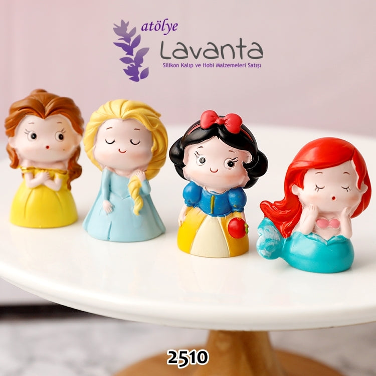 Dörtlü Prenses Kızlar Kalıpları