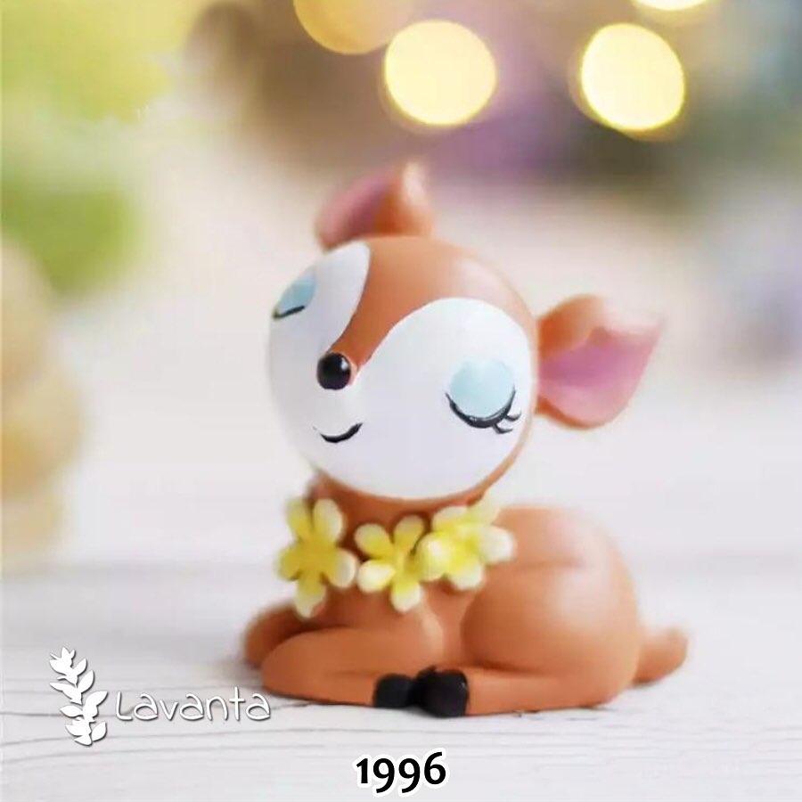 Sarı Çiçekli Geyik Silikon Kalıbı